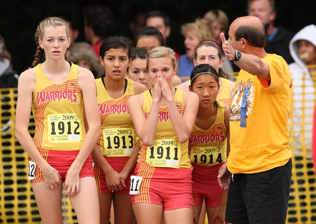 2009 CIF XC Girls D3-002.JPG - 2009 California CIF Cross Country Championships, Woodward Park, Fresno, California